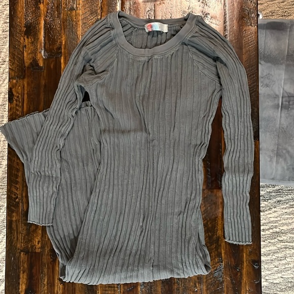 Free People Walk About Maxi Dress in Navy Stone (Size XS) - Picture 3 of 4